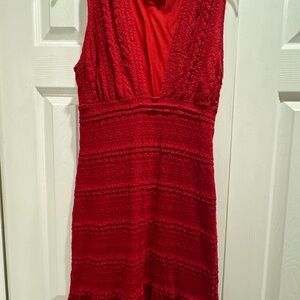 Red Lace Dress